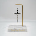 Dije Crucifijo Cristo en Relieve con Acabado Espejo